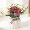 Various Artificial Plants And Flowers Wholesale Hydrangeas Bouquets With Free Pots