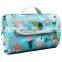 New Design Lightweight Waterproof Folding  Picnic Blanket Hiking Camping Picnic  Beach Mat With Tote