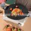 Barbecue Platter Portable Domestic Outdoor Barbecue Platter Round Steak Pan With Handle Barbecue Pan