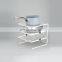 Multifunction Adjustable Stainless Steel Kitchen Corner Organizer Shelf For Pan Dish