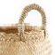 Mini Natural Seagrass Belly Basket Hanging Basket Eco Friendly Straw Plant Holder Storage Basket Decor Home High Quality