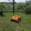 gasoline electric hybrid powered self propelled crawler radio controlled bush trimmer