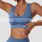 Seamless Cross Back Sports Bras Wholesale Breathable High Impact Quick Dry Yoga Tops