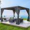 3*3.6m waterproof and easy assemble outdoor pergola