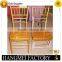 Steel Stackable gold bamboo chair