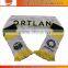Custom jacquard knit scarf promotional scarf embroidered scarf