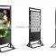 New floor standing network advertising display 3g media player 65inch touch screen lcd monitor