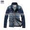 Stone washed Denim Jackets Mens Stock jeans wear