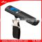 60lm rechargeable led flashlight torch light portable power bank ,usb rechargeable mini led torch with luggage scale
