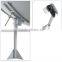 120cm flat pane satellite dish antenna