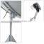 Flat panel 120cm ku band dish antenna