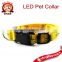 Yellow Dogs Prints Head Collars Pet Disciplinary Head Collars with LED Light Flashing XL