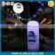 Attractive christmas stage show decoration inflatable pillar with led lighting