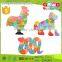 2015 New silk printing colorful wooden jigsaw puzzle for baby