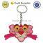 high quality reasonable price on sale keychain pvc with cartoon design