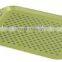 high quality rectangle anti skid kitchen accessories plastic cutlery tray