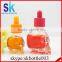 30ml Skull Shape Glass Dropper Bottle For e-juice bottle With Child Proof dropper