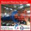 rotary scrubber washer diamond mining machine