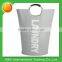 Waterproof Foldable Laundry Hamper with Double Round Rings