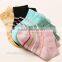 wholesale bright cheap cute colorful stripe boat socks