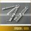 2016 New stainless steel folding butterfly knife training comb Balisong butterfly style hair comb