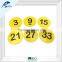PVC print 1~36 number round mat