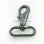 High quality 1.5" Gun metal alloy clip hook clip swivel hook for belt