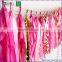 Customized Design Colourful Handmade Paper Tassel Garland For Decor