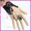 women bracelet Dark ruby lace female bracelet with ring fashion bracelet