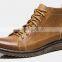 Custom men ankle boots leather