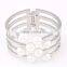 In stock marvelous gorgeous delicate pearl bangle, fake pearl bracelet wholesale, cheap pearl bracelet