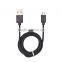 Reversible USB 2.0 A Male to Micro USB Male Cable Braided with Premium Aluminum Connector