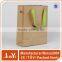 flat handle brown kraft paper grocery bag