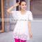 strech lace fabric with nylon spandex for wedding dress TH-2021