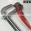 FECOM 400mm heavy duty stainless steel ratchet clamp for manufacturing automation and woodworking GH series