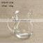 hot selling 370ml clear glass pitcher water jug with pour spout and side handle