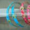 plastic pvc hairband with Cute pattern for childrens