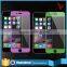 high quality color tempered glass screen protector for iphone 5 silk printed colored tempered glass for iphone