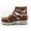 rivet dark brown women casual shoes summer 2015