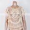 Women New Hollow Crochet Bikini Swimwear Cover Up Beach Top Blouse Dress