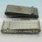 simple stainless steel double money clip
