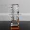 customized crystal glass flower vase