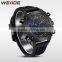 WEIDE fancy watches top brand Silicone watch strap relogios masculino 2016