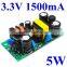 ac/dc power supply module 85-265v to 3.3v dc 0- 1.5A/1500mA,120v 220v 230v 240v 180v ac to 3.3v dc transformer converter 800mA