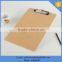 Hot sale a4 mdf wooden clipboard