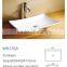 Ceramic big rect low washing sink art basin