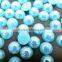 best selling fancy blue AB color plastic half pearl beads for docaration