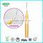 hand push interdental cleaning brush with button