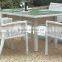 Eco-friendly Garden Wicker Table and Chair Pation Leisure Rattan Furniture