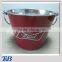 grey goose ice bucket with metal logo